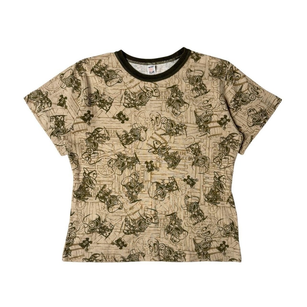 Hysteric Glamour western style AOP baby tee